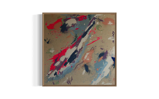 Buntes Wasserreich – 73 x 73 cm