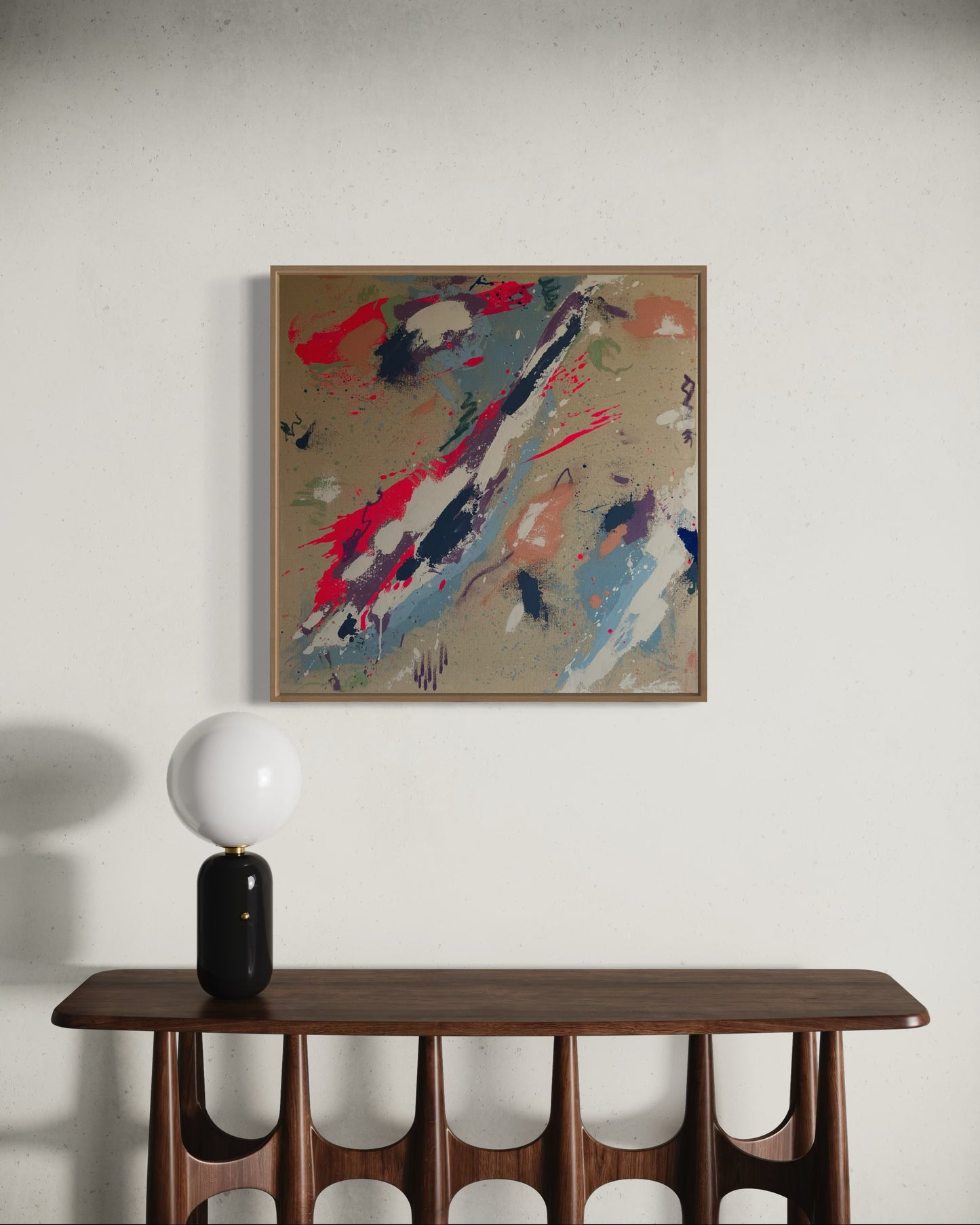 Buntes Wasserreich – 73 x 73 cm