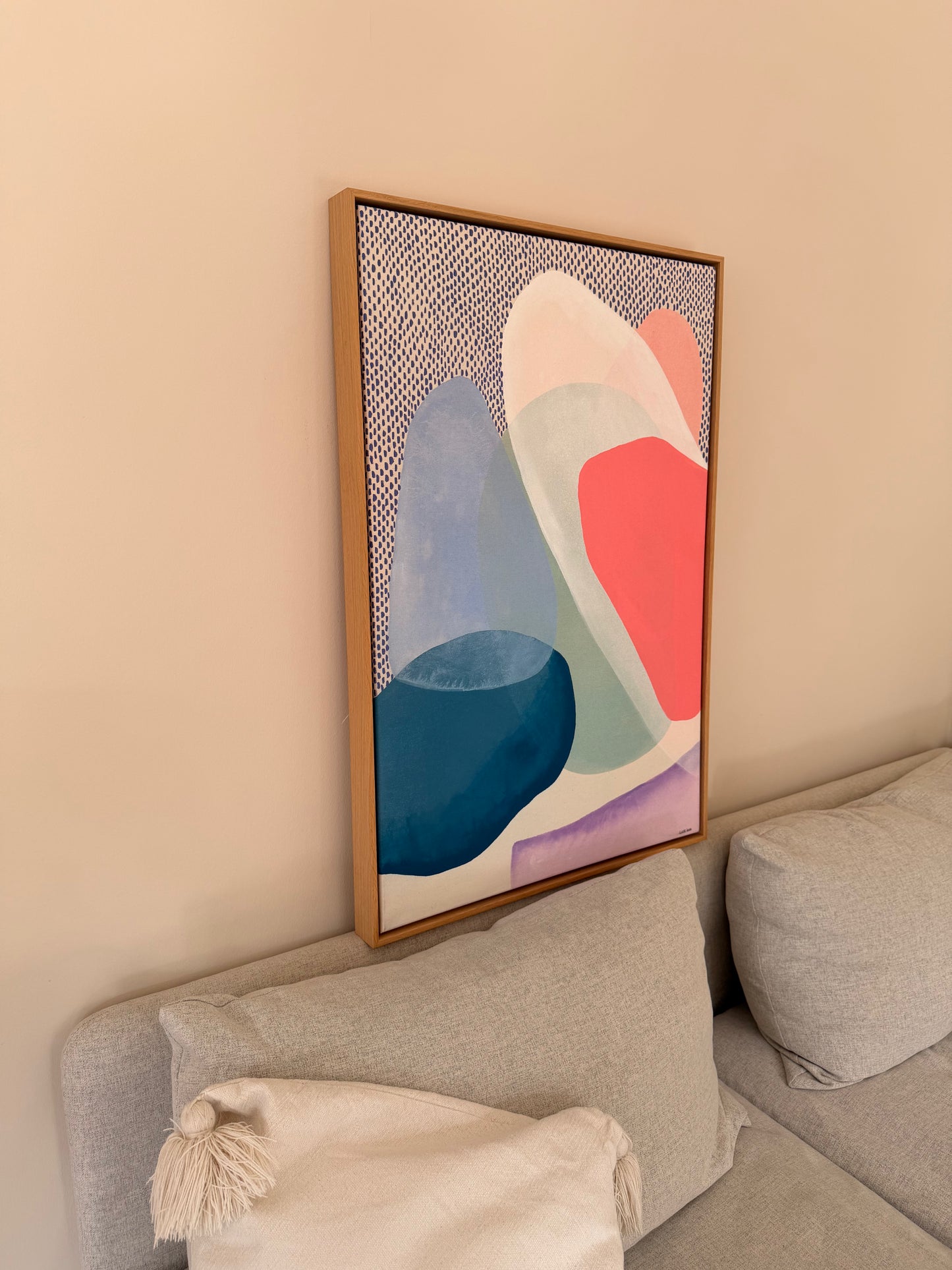 Hier und jetzt - 93 x 63 cm
