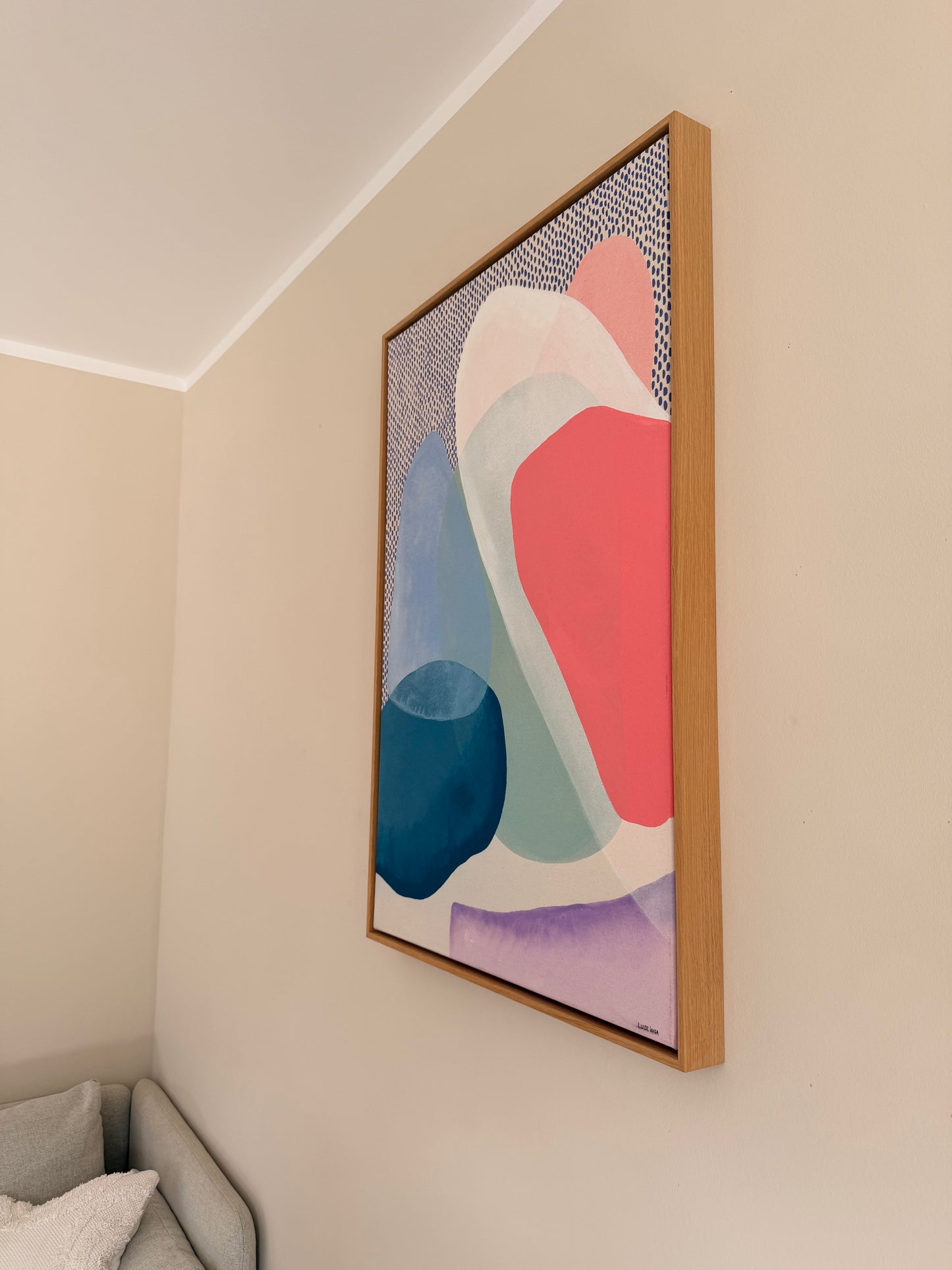 Hier und jetzt - 93 x 63 cm