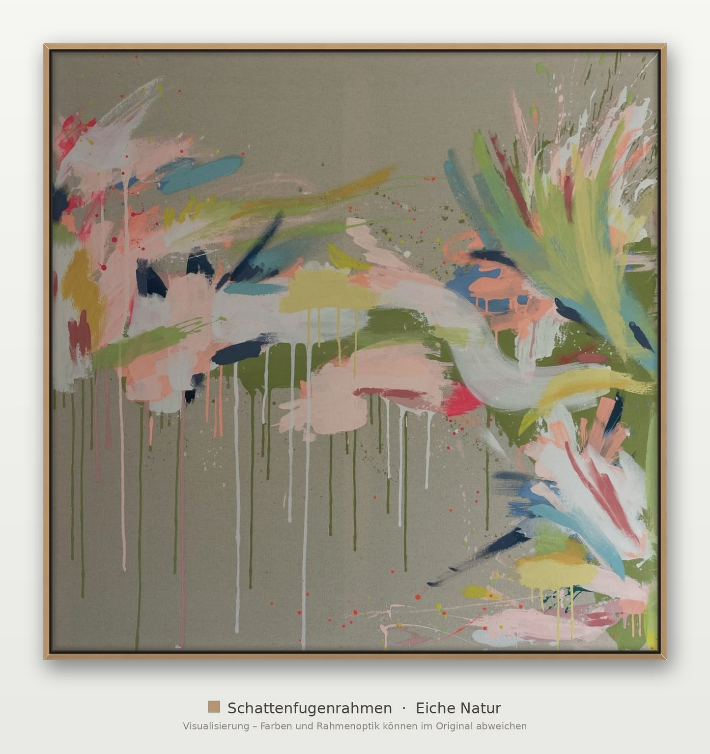 Wasserfall der Träume - 103 × 103 cm
