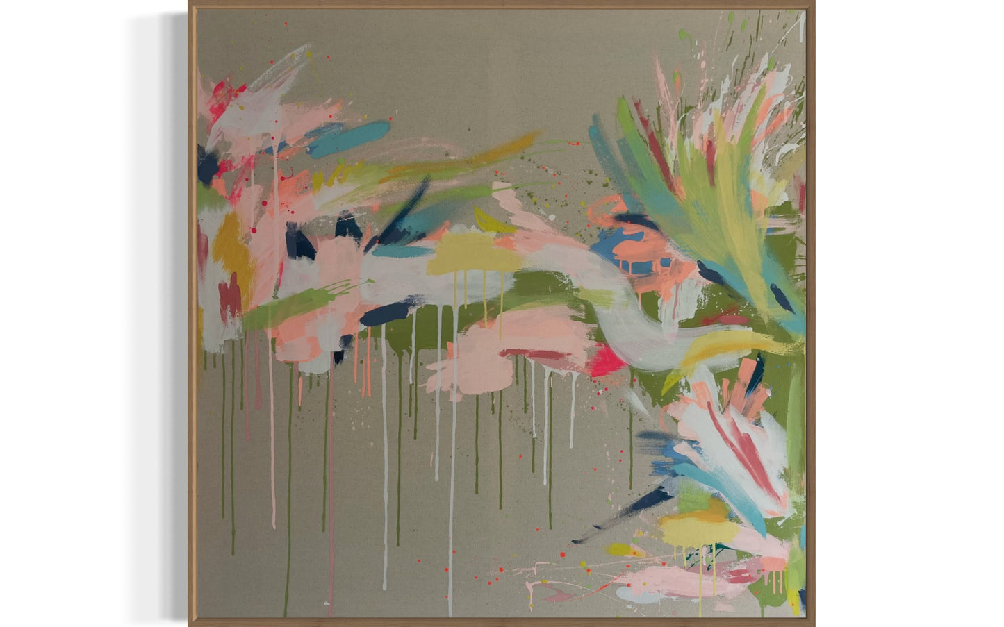 Wasserfall der Träume - 103 × 103 cm